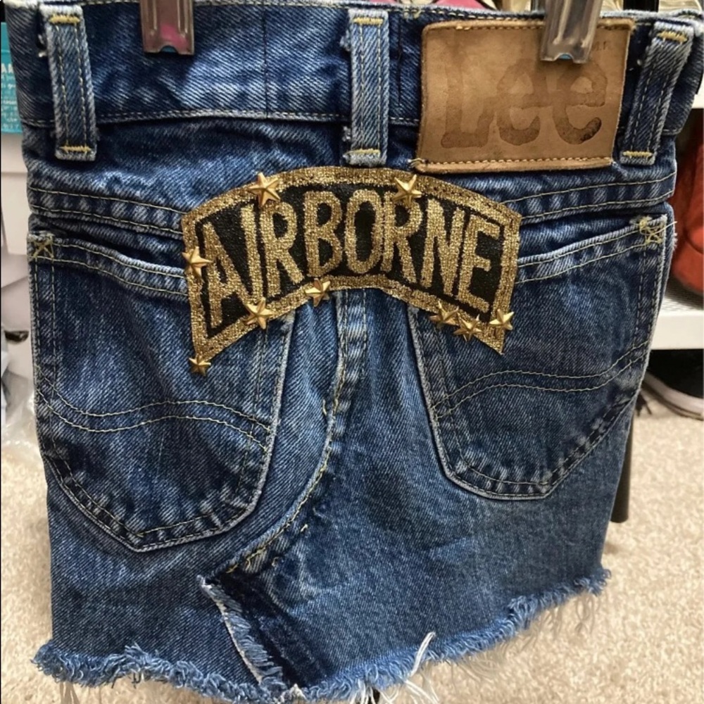 Custom-Made Lee denim skirt